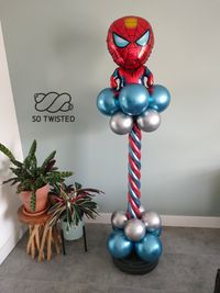 Ballonpilaar spiderman